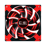 Aerocool DS Edition 12cm Red LED Fan Dual Material/Colour FDB Fan 12.1dBA
