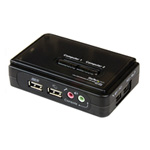 StarTech 2P USB KVM Black Switch Kit