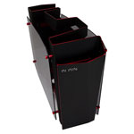 IN Win S Frame Concept Full Black Aluminum Tower with Tempered Glass