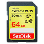 64GB SanDisk SDXC Memory Card, Class 10, UHS-I Class 1 (U1), 80MB/s Read, 60MB/s Write 64GB SanDisk SDXC Memory Card, Class 10, UHS-I Class 1 (U1), 80MB/s Read, 60MB/s Write