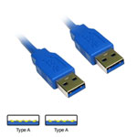 3m Scan USB 3.0 Cable - Type A (Male) to Type A (Male), Blue 3m Scan USB 3.0 Cable - Type A (Male) to Type A (Male), Blue