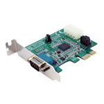 StarTech.com 1 Port Low Profile Native PCIe RS232 Serial Adapter Card (inc. Full Height Bracket) StarTech.com 1 Port Low Profile Native PCIe RS232 Serial Adapter Card (inc. Full Height Bracket)
