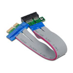 Streacom PCI Express 1X Slot Riser Card Adapter Cable