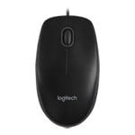 Logitech B100 Black Optical USB Mouse 3 Button with Scroll Wheel