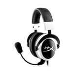 HyperX Cloud White Headset - Detachable microphone, Spare Ear Cushions, Extension/Splitter cables, Carry bag HyperX Cloud White Headset - Detachable microphone, Spare Ear Cushions, Extension/Splitter cables, Carry bag