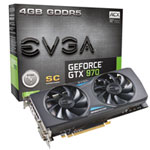 EVGA GTX970 SC 4GB NVIDIA PCI-Express Gaming Graphics Card
