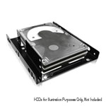ICY BOX 2x 2.5" to 3.5" Bay Internal Mounting Frame - Black