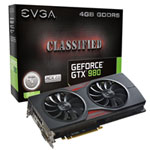 EVGA GTX980 Classified ACX 2.0 Nvidia (Maxwell) PCI Express Graphics Card 4GB