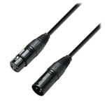 DMX Cable XLR male to XLR female 10 m - For Lighting