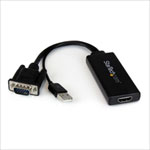 Startech USB Powered/Audio VGA - Full HD HDMI Adapter