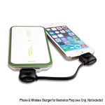 Adam Elements Black 10cm iPhone 5/6/6+ Lightning Charge Cable