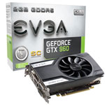 EVGA GeForce GTX 960 SC Mini ITX GAMING Graphics Card - 2GB