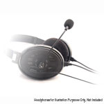 ModMic Stick on Boom Mic for Headphones from AntLion without Mute
