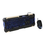 ThermalTake Tt eSPORTS Commander Combo Mechanical Feel Gaming Blue Backlit Keyboard + 2400dpi Gaming Mouse Bundle ThermalTake Tt eSPORTS Commander Combo Mechanical Feel Gaming Blue Backlit Keyboard + 2400dpi Gaming Mouse Bundle
