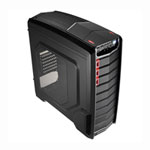 Aerocool GT-A Black Mid Tower Computer Chassis with Window, 120mm Red LED Fan, 120mm Fan, Fan Controller, USB 3.0 Port Aerocool GT-A Black Mid Tower Computer Chassis with Window, 120mm Red LED Fan, 120mm Fan, Fan Controller, USB 3.0 Port