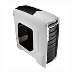 Aerocool GT-A White Mid Tower Computer Chassis with Window, 120mm Blue LED Fan, 120mm Fan, Fan Controller, USB 3.0 Port Aerocool GT-A White Mid Tower Computer Chassis with Window, 120mm Blue LED Fan, 120mm Fan, Fan Controller, USB 3.0 Port