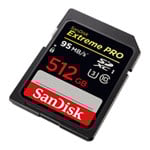 512GB SanDisk SDXC Memory Card, Class 10, UHS-I Class 3 (U3), 95MB/s Read, 90MB/s Write 512GB SanDisk SDXC Memory Card, Class 10, UHS-I Class 3 (U3), 95MB/s Read, 90MB/s Write