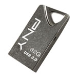 32GB PNY T3 Attaché Pendrive, USB 3.0, Read 115MB/s, Write 20MB/s, Capless, Metal, Ultra Compact, for Windows/Mac/Linux 32GB PNY T3 Attaché Pendrive, USB 3.0, Read 115MB/s, Write 20MB/s, Capless, Metal, Ultra Compact, for Windows/Mac/Linux