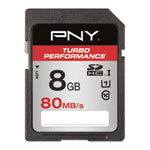 8GB PNY SDHC Memory Card, Class 10, UHS-I Class 1 (U1), 80MB/s Read, 30MB/s Write 8GB PNY SDHC Memory Card, Class 10, UHS-I Class 1 (U1), 80MB/s Read, 30MB/s Write