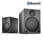 Wavemaster Cube Wireless Stereo Bookshelf Speaker Set with Bluetooth Audio Streaming - Black Wavemaster Cube Wireless Stereo Bookshelf Speaker Set with Bluetooth Audio Streaming - Black