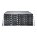 SuperMicro SuperChassis CSE-847BE1C-R1K28LPB 4U Rackmount, 36x 3.5" SAS/SATA Hot-swap, 7x LP Slots, 1280W Redundant PSU SuperMicro SuperChassis CSE-847BE1C-R1K28LPB 4U Rackmount, 36x 3.5" SAS/SATA Hot-swap, 7x LP Slots, 1280W Redundant PSU