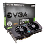 EVGA GeForce GTX 970 SSC ACX LED GAMING Graphics Card 4GB