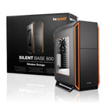 be quiet! Silent Base 800 Black/Orange Windowed Silent Case