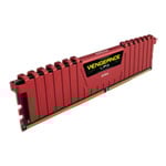 Corsair 8GB DDR4 Red Vengeance LPX 2666MHz Memory for Skylake