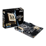 Asus Z170-P D3, Intel Z170, S 1151, DDR3/DDR3L, SATA3 6Gb/s, M.2, PCIe 3.0, DVI/HDMI, GbE, USB 3.0, ATX Motherboard Asus Z170-P D3, Intel Z170, S 1151, DDR3/DDR3L, SATA3 6Gb/s, M.2, PCIe 3.0, DVI/HDMI, GbE, USB 3.0, ATX Motherboard