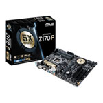 Asus Z170-P, Intel Z170, S 1151, DDR4, SATA3 6Gb/s, M.2, PCIe 3.0, 2-Way CrossFire, DVI/HDMI, USB C, ATX Motherboard Asus Z170-P, Intel Z170, S 1151, DDR4, SATA3 6Gb/s, M.2, PCIe 3.0, 2-Way CrossFire, DVI/HDMI, USB C, ATX Motherboard