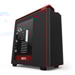 NZXT H440 New Edition Black/Red Mid Tower Windowed Case, USB 3.0, 4x 120/140mm Fans Included NZXT H440 New Edition Black/Red Mid Tower Windowed Case, USB 3.0, 4x 120/140mm Fans Included