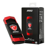 MSI GAMING SLi Bridge, 2-Way Long Version, Red/Black with White MSI Dragon LED Illumination MSI GAMING SLi Bridge, 2-Way Long Version, Red/Black with White MSI Dragon LED Illumination