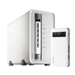 2 Bay Qnap TS-212E, 1.2GHz CPU, 256MB RAM, GbE Lan, 1xUSB 2.0, 2xUSB 3.0 with 32GB QNAP Mobile NAS Storage QG-103N 2 Bay Qnap TS-212E, 1.2GHz CPU, 256MB RAM, GbE Lan, 1xUSB 2.0, 2xUSB 3.0 with 32GB QNAP Mobile NAS Storage QG-103N