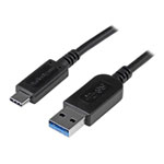1m StarTech.com USB 3.1 Gen 2 (10 Gbps) Cable, USB 3.1 Type C (24 Pin) to USB 3.1 Type A (9 Pin), M/M 1m StarTech.com USB 3.1 Gen 2 (10 Gbps) Cable, USB 3.1 Type C (24 Pin) to USB 3.1 Type A (9 Pin), M/M