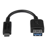 15cm StarTech.com USB 3.1 Gen 2 (5 Gbps) Adaptor Cable, USB 3.1 Type-C Male (24 Pin) to USB 3.1 Type-A Female (9 Pin) 15cm StarTech.com USB 3.1 Gen 2 (5 Gbps) Adaptor Cable, USB 3.1 Type-C Male (24 Pin) to USB 3.1 Type-A Female (9 Pin)