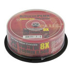 DVD+R Dual Layer Printable OVERBURN Media 8 Speed Discs