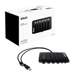 Club3D SenseVision Y-Cabled USB 3.0 Docking Station