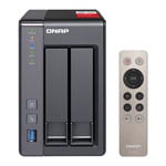 Qnap 2 Bay SATA NAS TS-251+-2G Pro with Quad Core CPU + Gigabit LAN