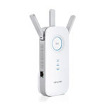 TP-LINK RE450 AC1750 Dual Band Wi-Fi Range Extender, 1750Mbps (1300+450), b/g/n/ac, 2.4/5GHz, GbE LAN Port, UK Wall Plug TP-LINK RE450 AC1750 Dual Band Wi-Fi Range Extender, 1750Mbps (1300+450), b/g/n/ac, 2.4/5GHz, GbE LAN Port, UK Wall Plug