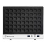 Silverstone Sugo SG13WB Mini ITX Cube Case - White/Black