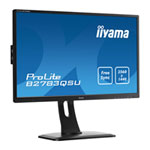 27" iiyama B2783QSU-B1 FreeSync TN LED Monitor, 2560 x 1440, 1ms, 350cd/m2, HDMI/DVI/DP/USB, Swivel/Pivot/Tilt, Black 27" iiyama B2783QSU-B1 FreeSync TN LED Monitor, 2560 x 1440, 1ms, 350cd/m2, HDMI/DVI/DP/USB, Swivel/Pivot/Tilt, Black
