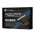 Silverstone SST-ECM20 PCIe Low Profile M.2 Expansion Card
