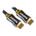 1m Newlink HDMI Male-Male Braided Cable, High Speed with Ethernet (v1.4), Full Metal Shielded Hood, Gold Connectors 1m Newlink HDMI Male-Male Braided Cable, High Speed with Ethernet (v1.4), Full Metal Shielded Hood, Gold Connectors