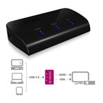 USB to DVI/HDMI Adaptor Output for PC Notebooks and Laptops