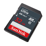 32GB SanDisk Ultra SDHC Memory Card, Class 10, UHS-I Class 1 (U1), 48MB/s Read 32GB SanDisk Ultra SDHC Memory Card, Class 10, UHS-I Class 1 (U1), 48MB/s Read