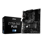 MSI Z170A-G43 PLUS, Intel Z170, S 1151, DDR4, SATA3 6Gbps, M.2 (PCIe/SATA), 2-Way CrossFire, GbE LAN, USB 3.1 Gen2, ATX MSI Z170A-G43 PLUS, Intel Z170, S 1151, DDR4, SATA3 6Gbps, M.2 (PCIe/SATA), 2-Way CrossFire, GbE LAN, USB 3.1 Gen2, ATX