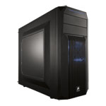 Corsair Carbide Series SPEC-02 Mid Tower Computer Chassis with Blue LED Fan+Window, ATX/MicroATX/MiniITX, USB 3.0, Black Corsair Carbide Series SPEC-02 Mid Tower Computer Chassis with Blue LED Fan+Window, ATX/MicroATX/MiniITX, USB 3.0, Black