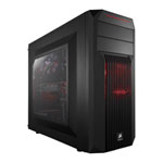Corsair Carbide Series SPEC-02 Mid Tower Computer Chassis with Red LED Fan+Window, ATX/MicroATX/MiniITX, USB 3.0, Black Corsair Carbide Series SPEC-02 Mid Tower Computer Chassis with Red LED Fan+Window, ATX/MicroATX/MiniITX, USB 3.0, Black