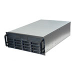 Logic Case 4U Rackmount Server Chassis with 16x 3.5" Hot-Swappable SATA/SAS Drive Bays, 6Gb/s MiniSAS, 2x 5.25" Bays Logic Case 4U Rackmount Server Chassis with 16x 3.5" Hot-Swappable SATA/SAS Drive Bays, 6Gb/s MiniSAS, 2x 5.25" Bays