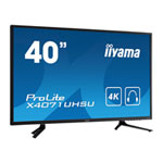 40" iiyama X4071UHSU-B1 MVA, 4K 3840x2160, 3ms, 350cd/m², 12,000,000:1, 2x6w Speakers, DP/2x HDMI/1x HDMI MHL/VGA, Black 40" iiyama X4071UHSU-B1 MVA, 4K 3840x2160, 3ms, 350cd/m², 12,000,000:1, 2x6w Speakers, DP/2x HDMI/1x HDMI MHL/VGA, Black